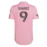 Camiseta Inter Miami Luis Suarez #9 Primera Equipación Replica 2023-24 para mujer mangas cortas